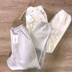Tall Gray 90's Jogger and Tall Beige 90s Joggers